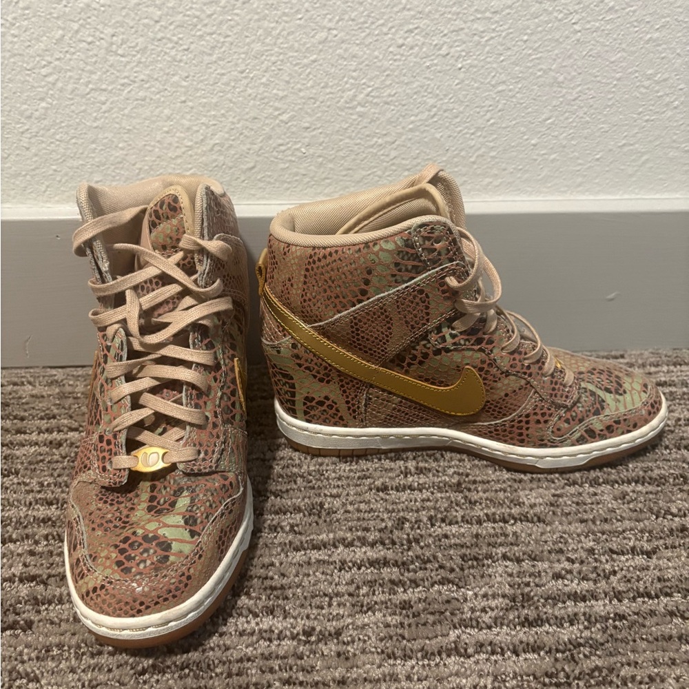 RARE Nike 2013 Year of the Snake 🐍 High-Top Wedge Sneakers